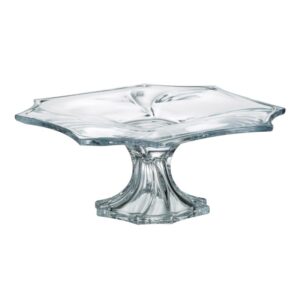 Patera kryształowa na nodze 33 cm NEPTUN - obrazek 1