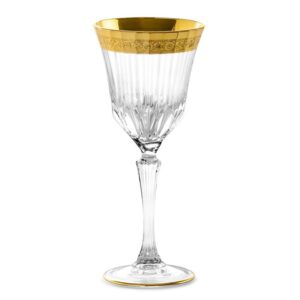 Kieliszki kryształowe do wina 6x280 ml MIRADOR GOLD - obrazek 2
