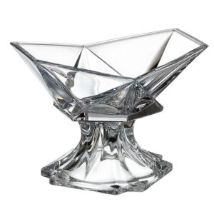 Misa salaterka na nodze kryształowa 22,5 cm ORIGAMI - obrazek 1