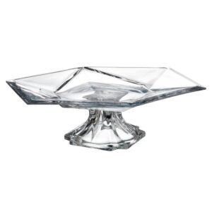 Patera kryształowa na nodze 36,5 cm ORIGAMI - obrazek 1