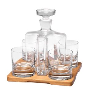 Komplet do whisky 4+1 300 ml+900 ml STERLING OAK - obrazek 1