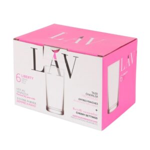 Szklanki wysokie long drink 6x295ml LIBERTY Lav - obrazek 6