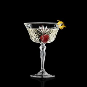 Kieliszki do szampana płaskie 6x260 ml MELODIA RCR - obrazek 3