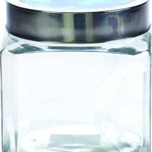 Pojemnik szklany z nakrętką 1,2 l Square - obrazek 1