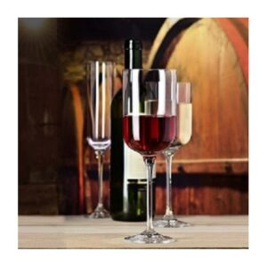 Kieliszki do wina czerwonego 6x350 ml GLAMOUR - obrazek 4