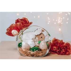 Pojemnik szklany koszyk - obrazek 3