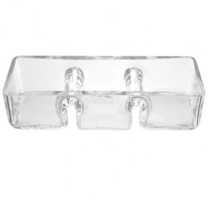 Salaterka trójdzielna na orzeszki i przekąski 30x11x8cm - obrazek 2