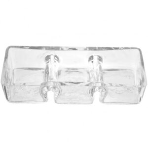 Salaterka trójdzielna na orzeszki i przekąski 30x11x8cm - obrazek 1