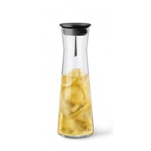 Karafka 1,1 L szklana do wody z czarnym korkiem INDIS SIMAX - obrazek 1