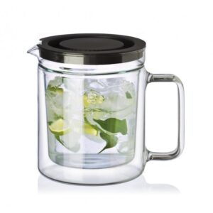 Dzbanek 1,1 l szklany z podwójnymi ściankami zaparzaczem TWIN SIMAX - obrazek 2