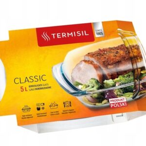 Naczynie 5 l żaroodporne prostokątne z pokrywą - obrazek 1