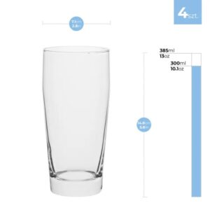 Szklanki do małego piwa i napojów 4x300 VILDE - obrazek 3