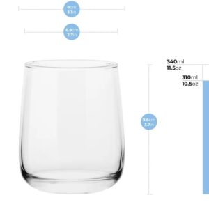 Szklanki do whisky soków 4x310 ml EMMA - obrazek 2