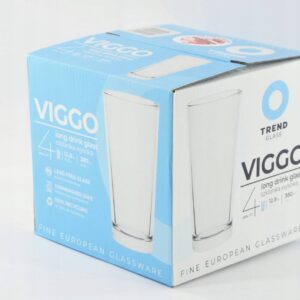 Szklanki do drinków soku 4x340 ml VIGGO - obrazek 3