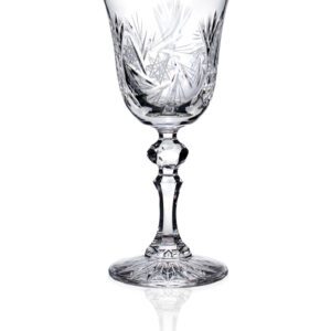 Kieliszki kryształowe do wina Goblet Tulipan 6x220 ml MŁYNEK - obrazek 3
