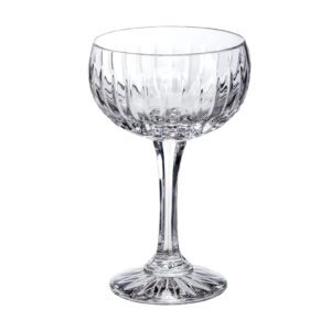 Kieliszki kryształowe do szampana płaskie 6x170 ml PROSTY - obrazek 2