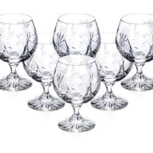 Kieliszki do koniaku kryształowe 6x250ml MŁYNEK - obrazek 1