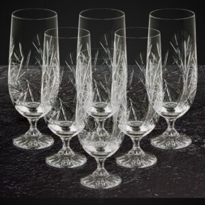 Pokale kieliszki kryształowe do piwa 6x500ml MŁYNEK - obrazek 3