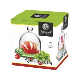 Pojemnik na cytrynę z pokrywką szklany 125 mm - obrazek 3