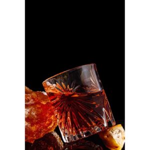 Szklanki do whisky kryształowe 6x320 ml FIORE - obrazek 4