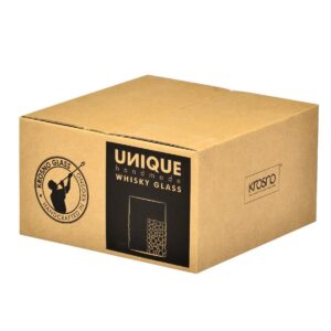 Szklanki do whisky 4x290 ml Teroso UNIQUE BRĄZ - obrazek 3