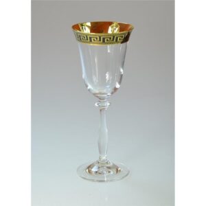 Kieliszki do wina 6x185 ml ANGELA VERSO GOLD - obrazek 2