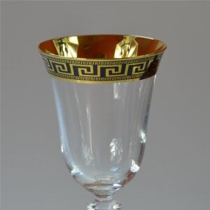 Kieliszki do wina 6x185 ml ANGELA VERSO GOLD - obrazek 3