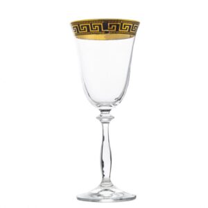 Kieliszki do wina 6x250 ml ANGELA VERSO GOLD - obrazek 1