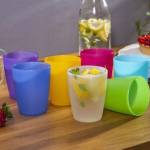 Talerze plastikowe 6x22 cm mix kolor Weekend - obrazek 6