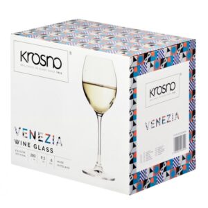 Krosno-kieliszek-do-wina-białefo-280-ml-Venezia-opakowanie
