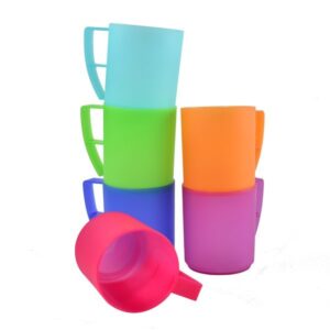 Kubki z uchem mix kolor 6x420 ml Weekend - obrazek 2