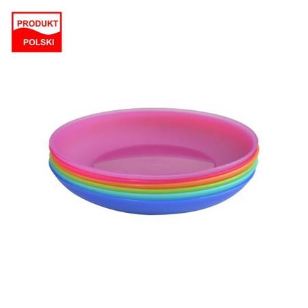 Talerze-okragle-18-cm-komplet-6-szt-Weekend-mix-bez-BPA