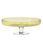 FPA1571028001071-Krosno-Oliwkowa-patera-na-ciasto-na-nodze-z-rantem-28-cm