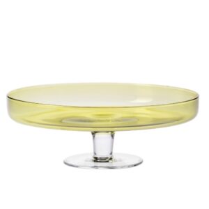 FPA1571028001071-Krosno-Oliwkowa-patera-na-ciasto-na-nodze-z-rantem-28-cm