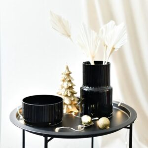 Salaterka 15 cm Czarna SYNERGY Krosno - obrazek 2