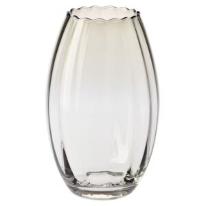 FWAC991023502041Krosno-Szary-wazon-ryflowany-23,5-cm