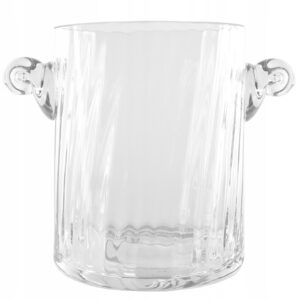 Pojemnik na lód Cooler szklany optyk 18 cm - obrazek 1