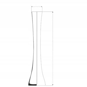 Wazon na jeden kwiat 25 cm SIGMA-GLASS - obrazek 3