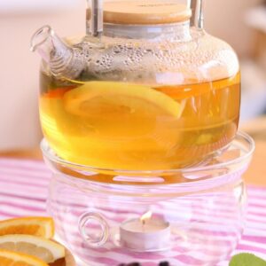 Podgrzewacz do dzbanka 15x8,5cm szkło termiczne Wilmax - obrazek 4