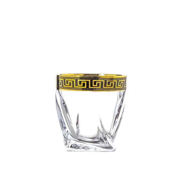 B-949681 bohemia-quadro-verso-gold-szklanka-whisky-6-szt