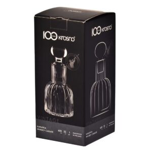 F096015065008010-Ryflowana-karafka-Vintage-650-ml-Krosno-opakowanie-b