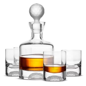 Komplet do whisky Golfowy 5- częściowy - obrazek 1
