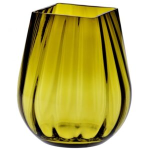 Wazon w optyku pionowym oliwka h-25,5 cm - obrazek 1