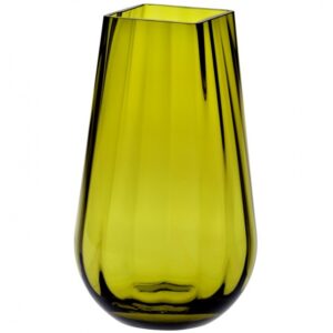 Wazon w optyku oliwka, h-30 cm - obrazek 1