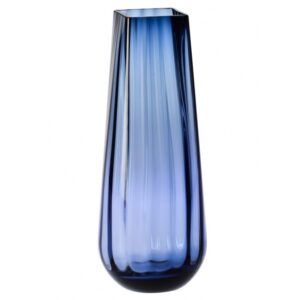 Wazon w optyku pionowym granatowy h-35 cm - obrazek 1