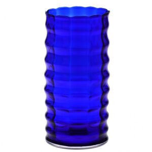 Wazon w optyku pionowym, kobalt h-30 cm - obrazek 1
