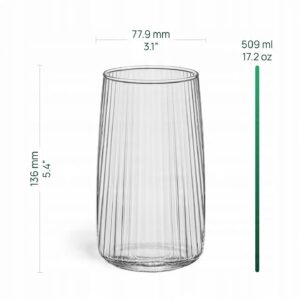 Szklanka typu gruszka optyk 480ml - obrazek 3