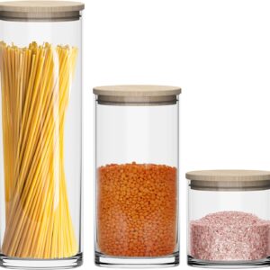 Zestaw 3 Szklanych Pojemników ECO STORAGE – Trend Glass - obrazek 1