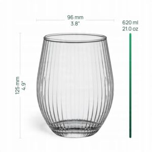 Szklanki typu gruszka optyk 580ml - obrazek 6