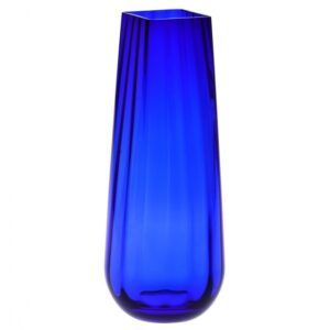 Wazon w optyku pionowym kobalt h-35 cm - obrazek 1
